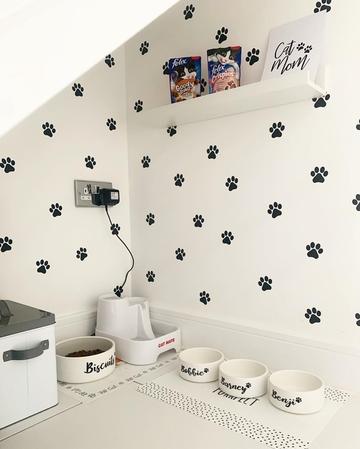 Pet Paw Print Wall Stickers – Home Décor Decals