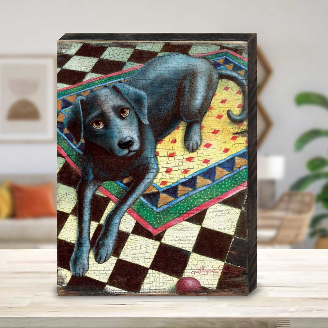 “Ready When You Are” Wooden Wall Art – Pet Décor