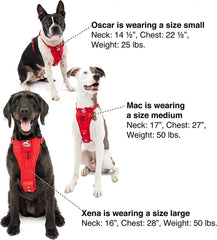 Tru-Fit Dog Car Harness – Crash Tested, Red (Medium)