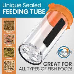 Flipper Feed Aquarium Feeding Kit for Flipper Cleaners