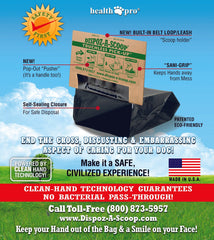 Dispoz-A-Scoop® No Touch! No Mess! No Odor!