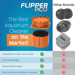 Flipper Pico 2-in-1 Magnetic Aquarium Cleaner Magnet