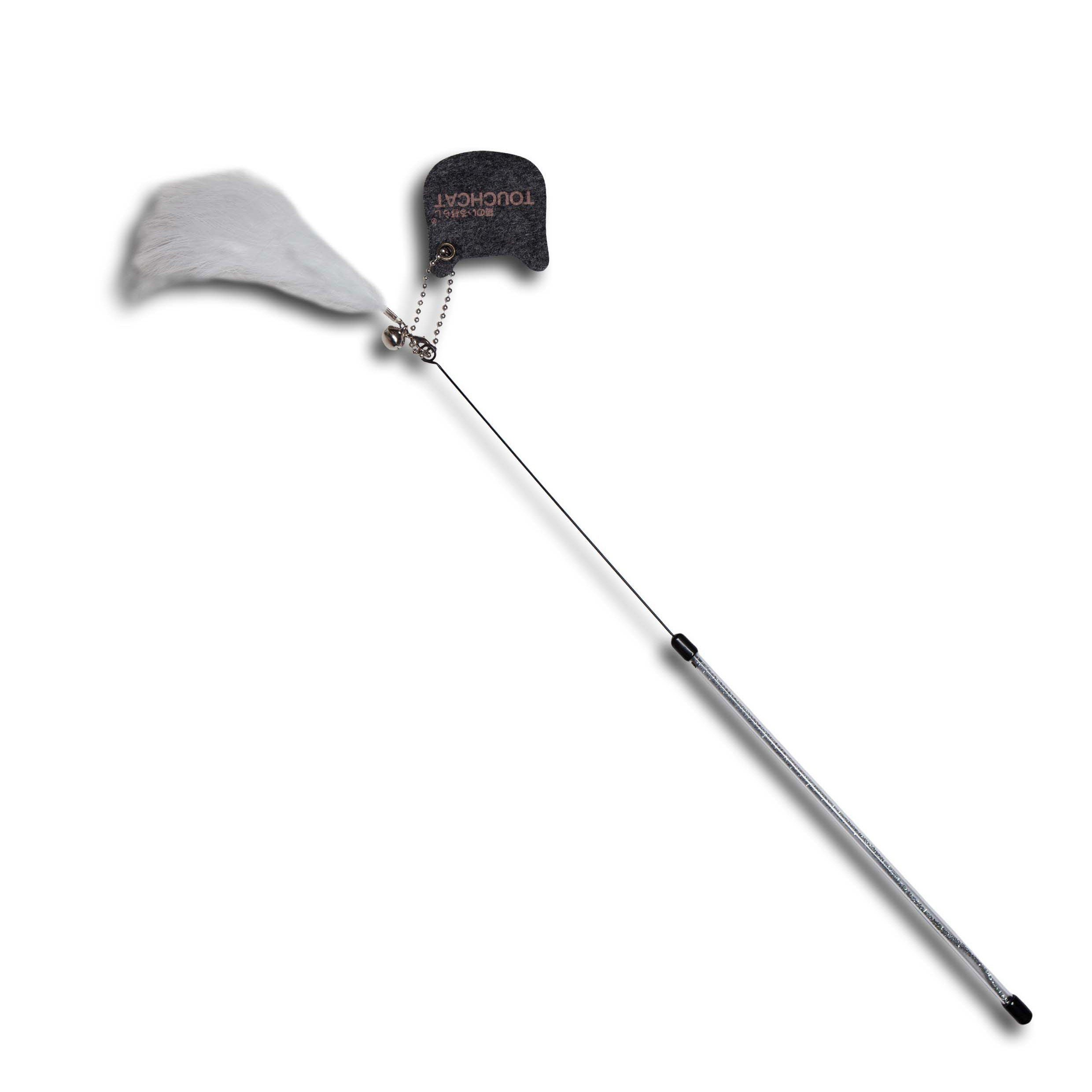 Touchcat Feather Duster Cat Teaser Wand – Interactive Toy